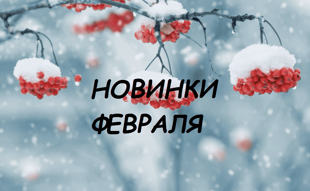 Новинки февраля! 