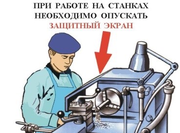 Защитный экран-обязательный элемент безопасности токарного станка Защитный экран-обязательный элемент безопасности токарного станка