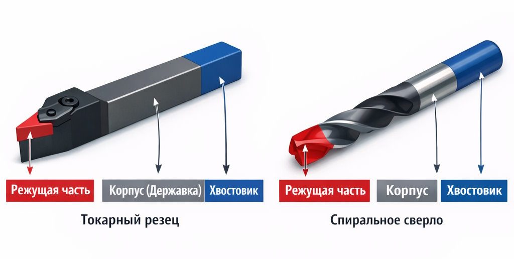 Конструктивные элементы режущего инструмента