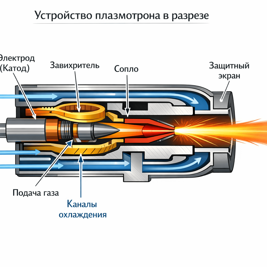 схема лазерной резки