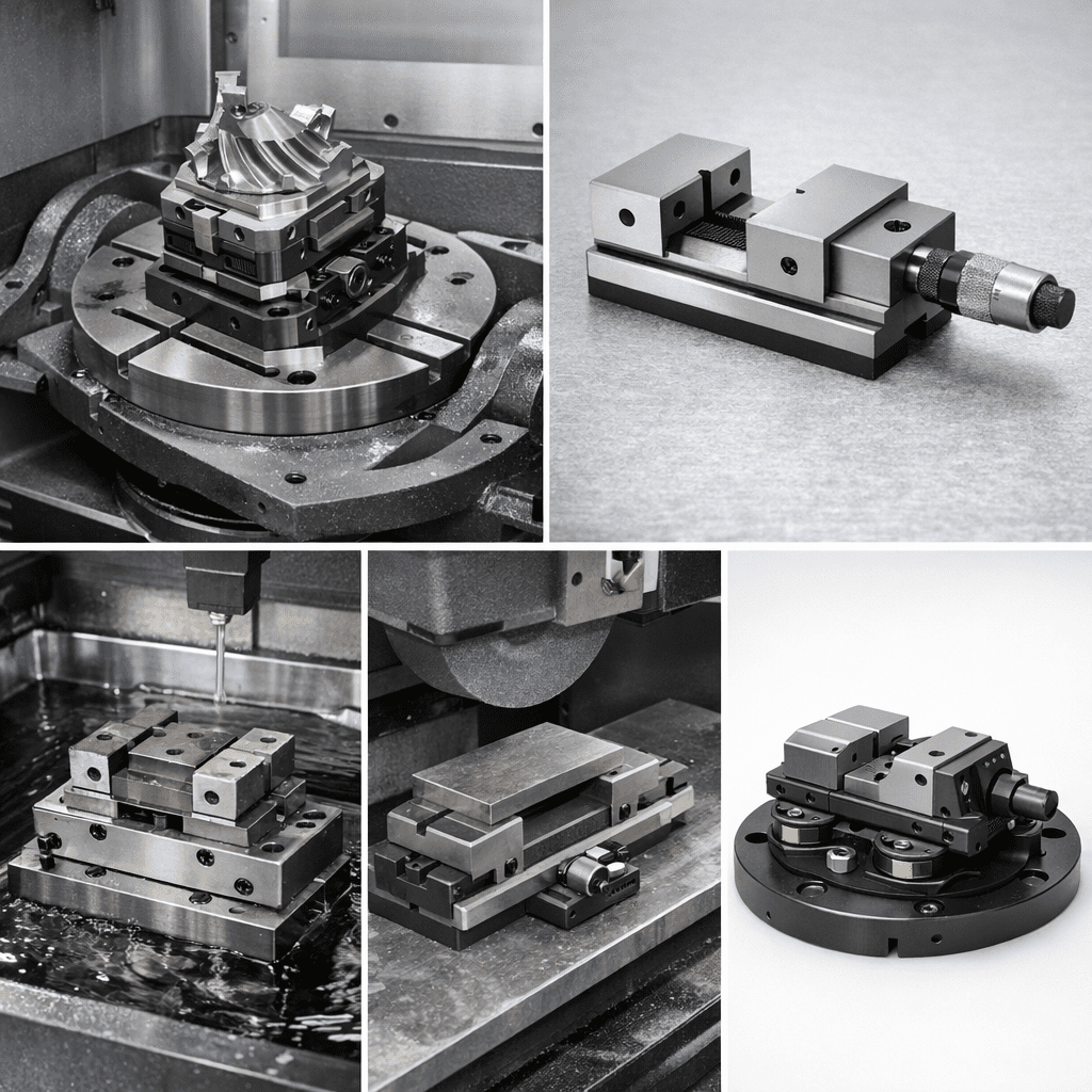 Специализированные виды станочных тисков для различных производственных задач
