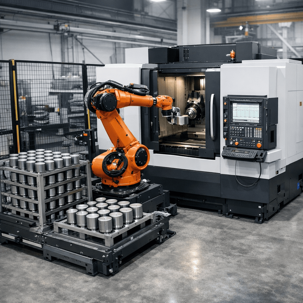 Роботизированная ячейка — максимальная автономность, но и максимальные инвестиции Роботизированная ячейка — максимальная автономность, но и максимальные инвестиции