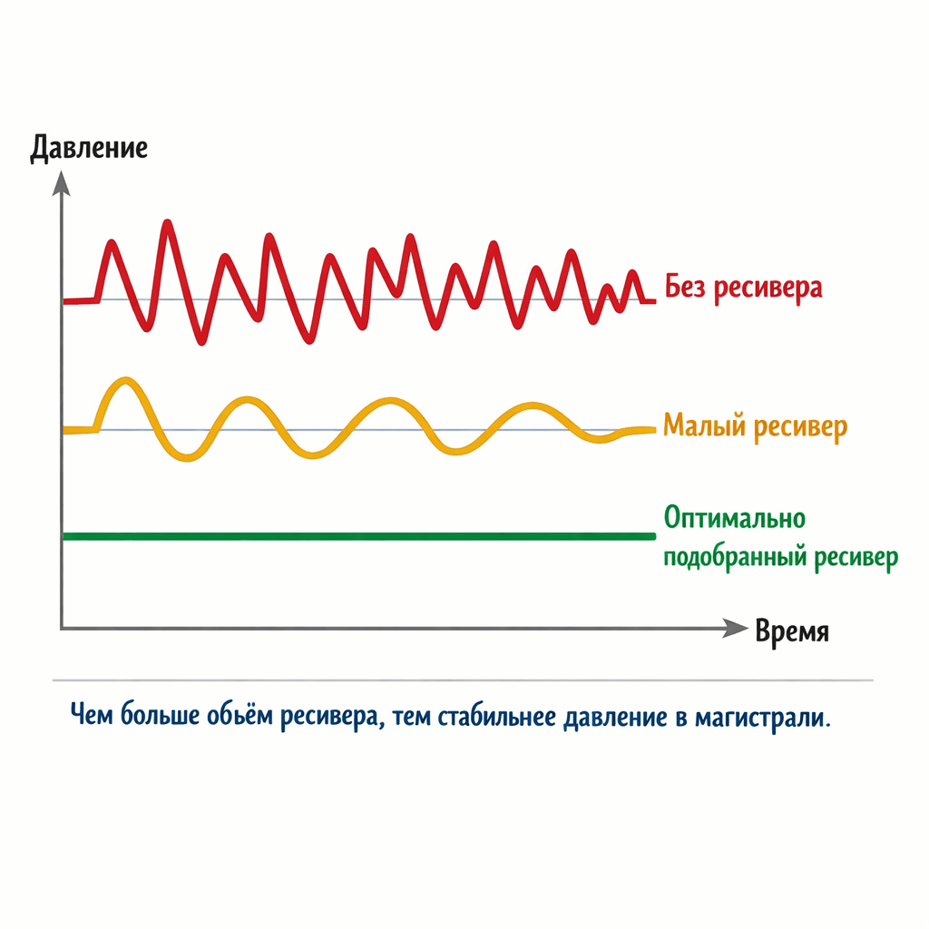Три кривые давления на одной оси Три кривые давления на одной оси