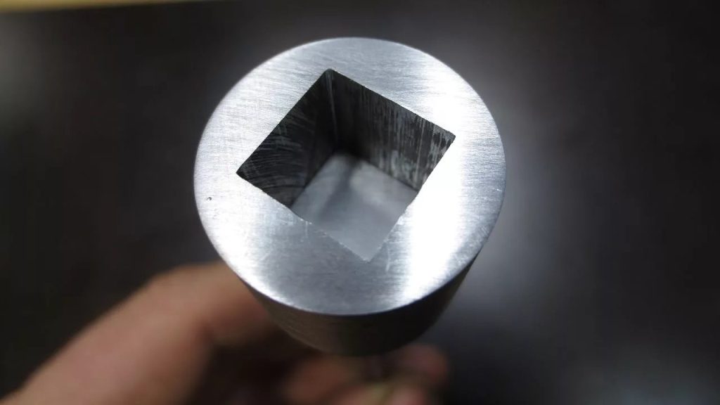 Стандартная тестовая деталь после обработки