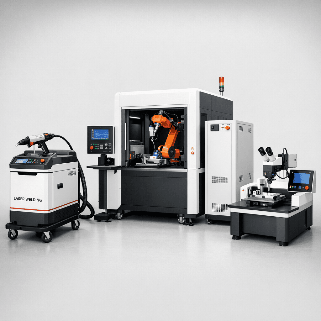 Ручной, роботизированный и настольный форматы лазерных сварочных