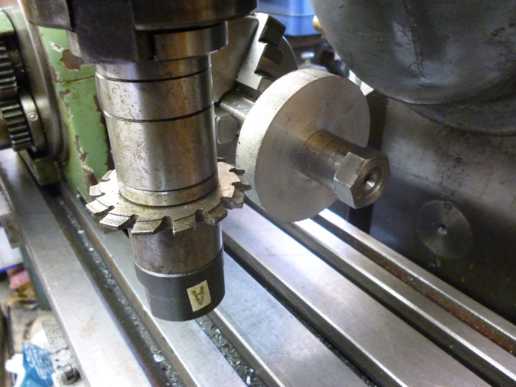 Дисковая фреза в работе