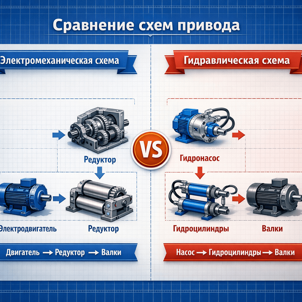Визуализация электромеханическая схема