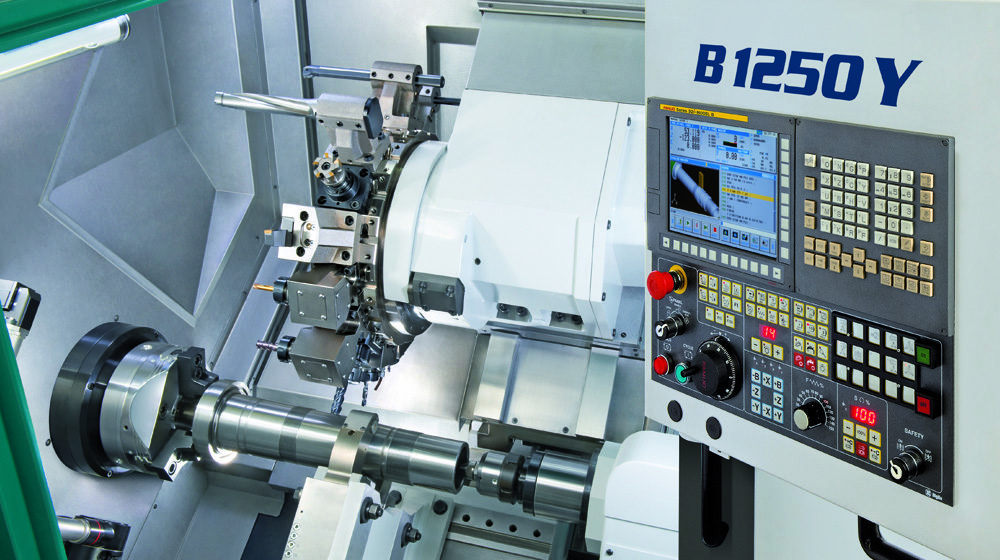 Современный токарный станок с ЧПУ