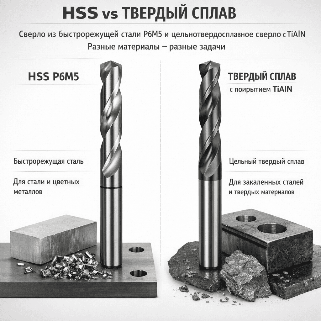 Два класса инструментальных материалов — каждый для своей задачи