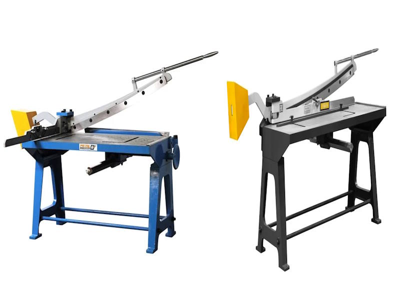 Гильотины Stalex и MetalMaster рядом