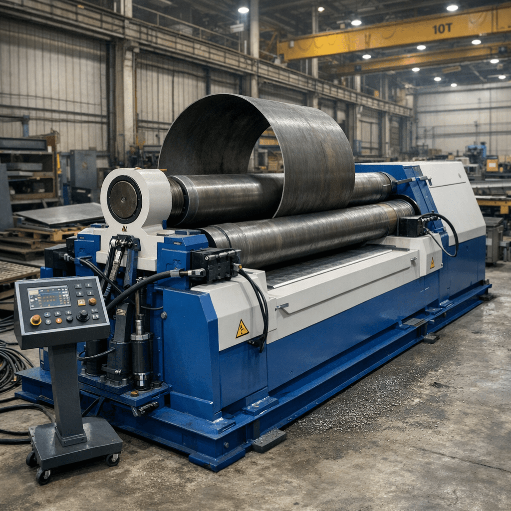 Вальцовочный станок на производстве