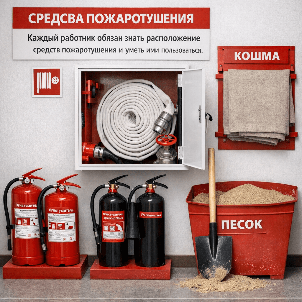 средства пожаротушения средства пожаротушения