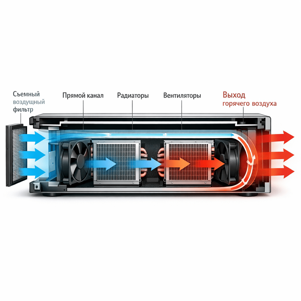 Туннельная система охлаждения Туннельная система охлаждения