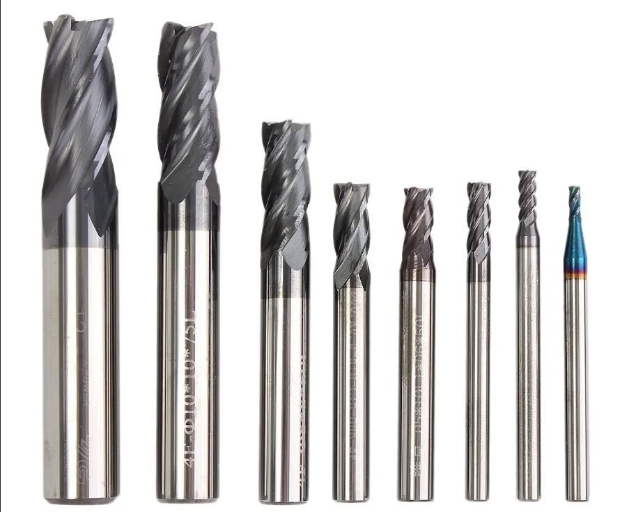 Разновидности концевых фрез по форме торца