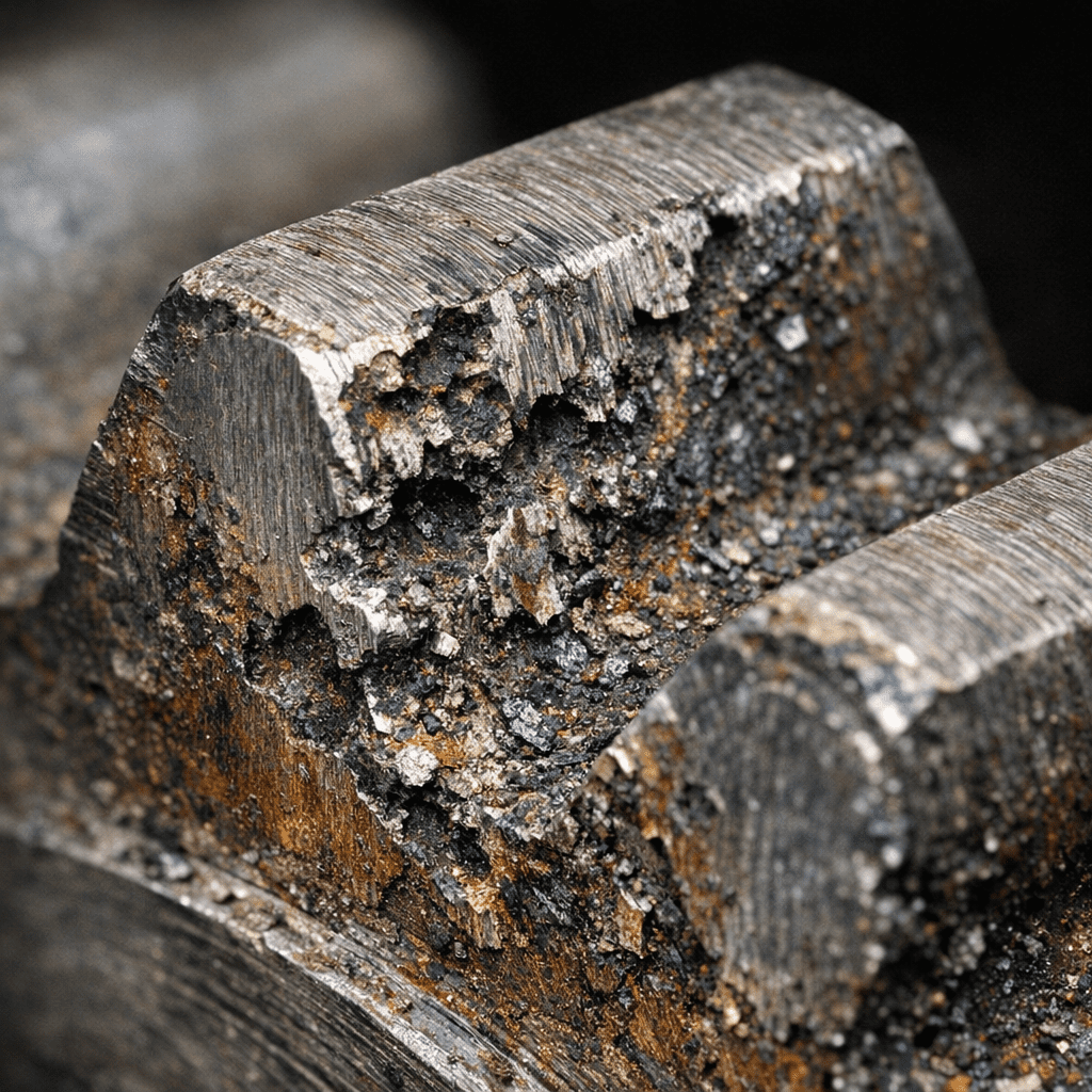 Питтинг шестерни редуктора